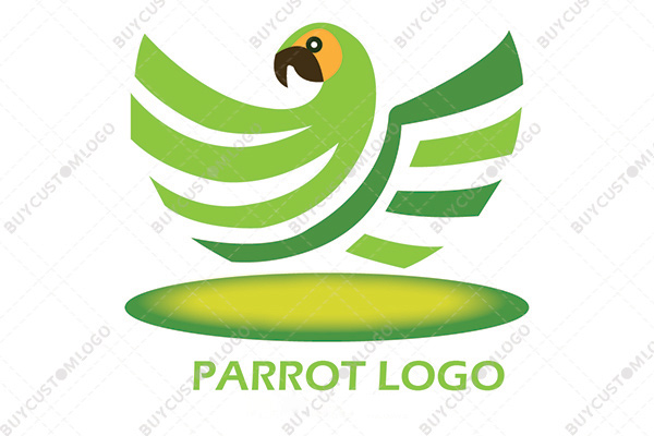 crazy parrot logo