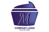 beauty cream box with letter m logo