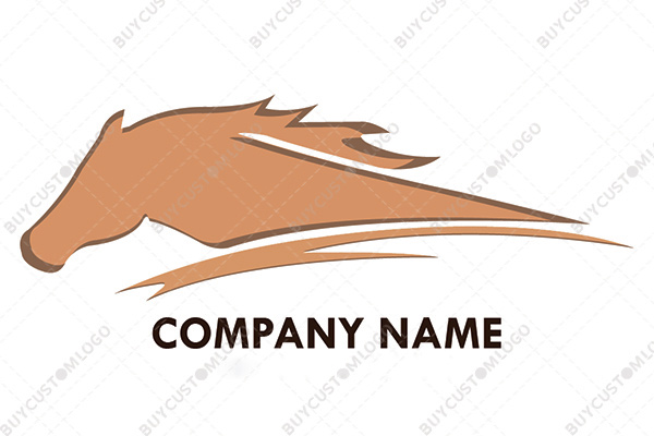 running horse arrow logo