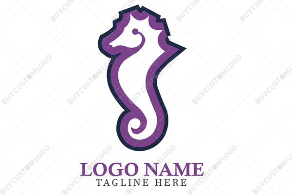 seahorse queen indigo logo