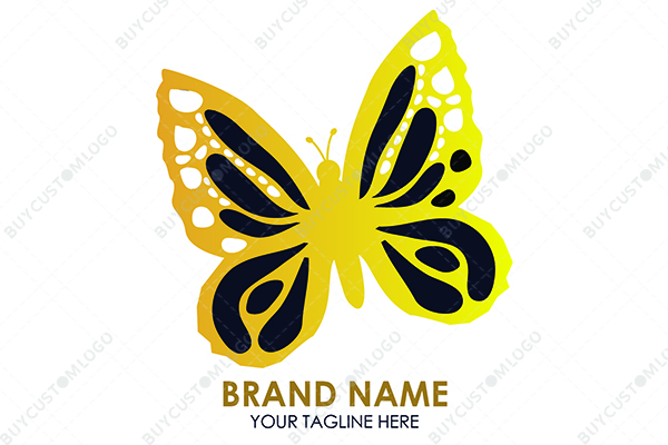 crafted butterfly logo