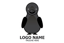 bowling pin black penguin logo