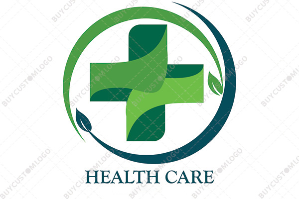 ribbon red cross and stems crescent moon seal logo