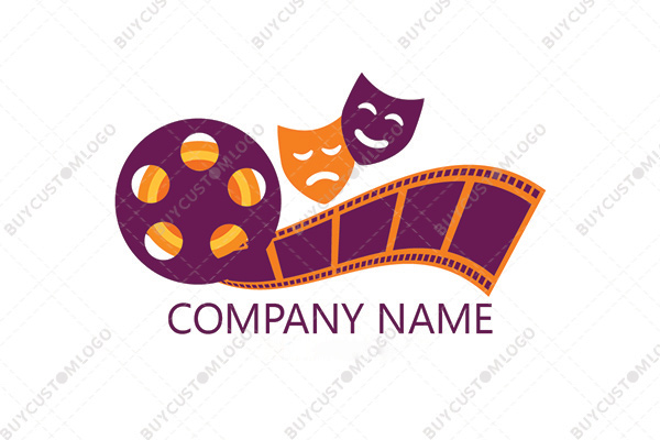 film roll, sock and buskin logo