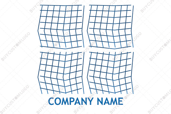 modified square grids logo