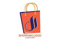letters d and u, a and u or d and i shopping bag logo