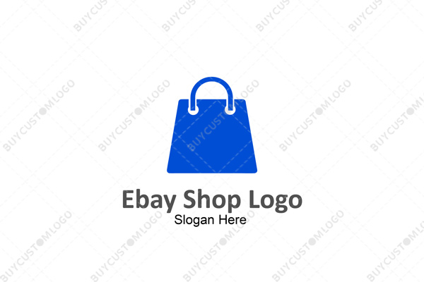 royal blue shopping bag logo