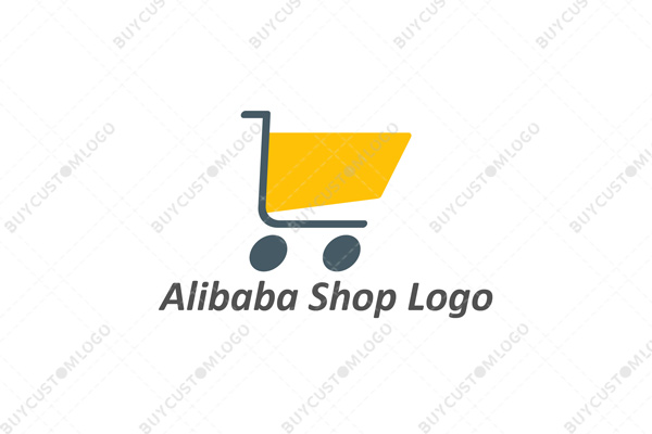 speedy aggressive monster shopping cart logo
