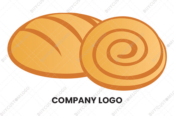 swiss roll and bread logo
