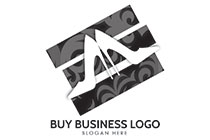 Abstract of Two Silhouette Shoes Logo