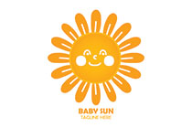 happy baby sun logo