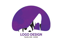 Abstract of Silhouette Shoe Logo