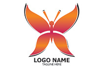 flame butterfly logo