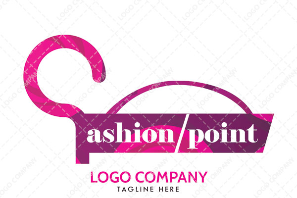Innovative Design in a Rectangle Abstract with Fashion Point Logo