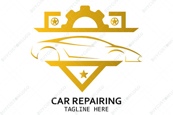 sports car service luxurious logo