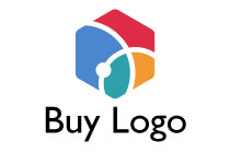 abstract colourful hexagon logo