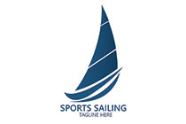 speeding sailboat logo