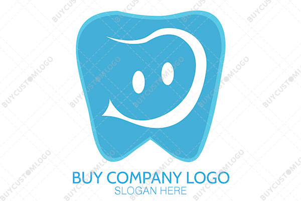the big smile tooth face logo