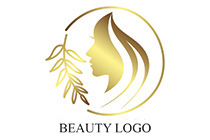 the golden beauty with herbs logo