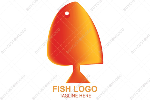 orange popsicle fish logo