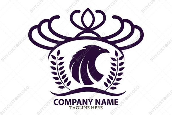 focused eagle crown wheats logo