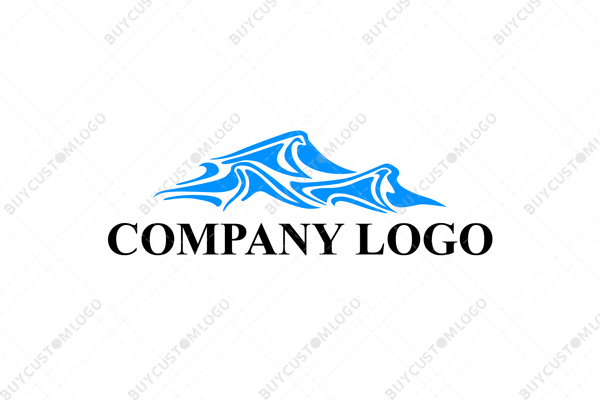 dancing water waves logo