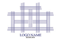 symmetric lines structure logo