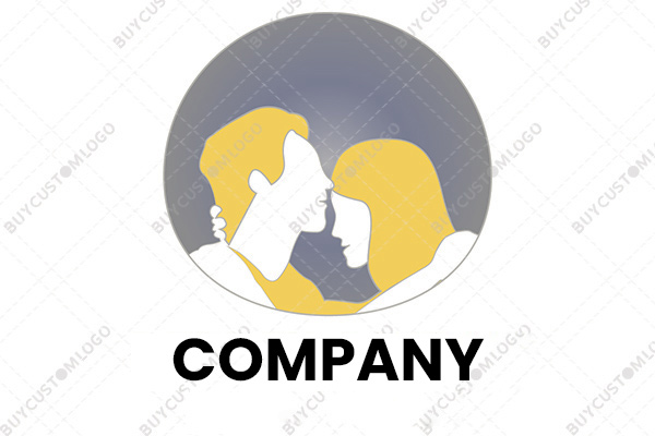 happy couple logo