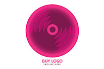 Circle Abstract of a Disc Logo