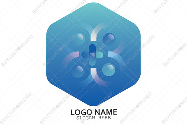 hexagon gaming controller logo