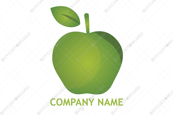 gradient green apple logo