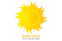 the aggressive heating sun logo