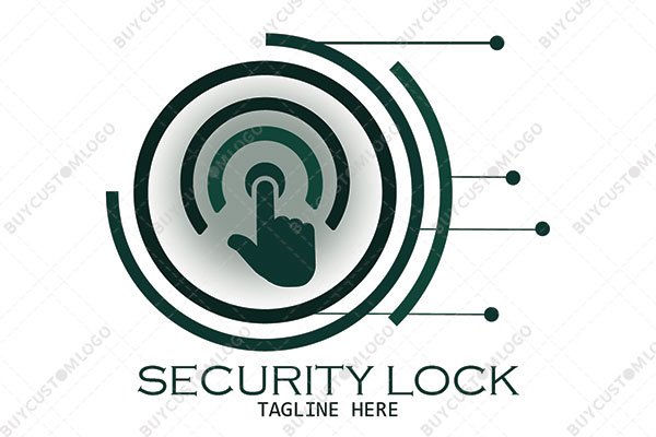 click cursor in signals and network nodes logo