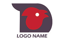 Morning rooster logo