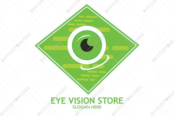eye in a rhombus logo