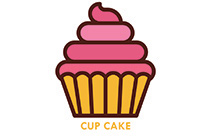 strawberry cupcake logo
