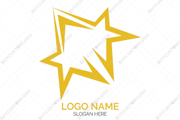 two dancing stars golden logo