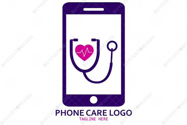 smartphone heart health logo