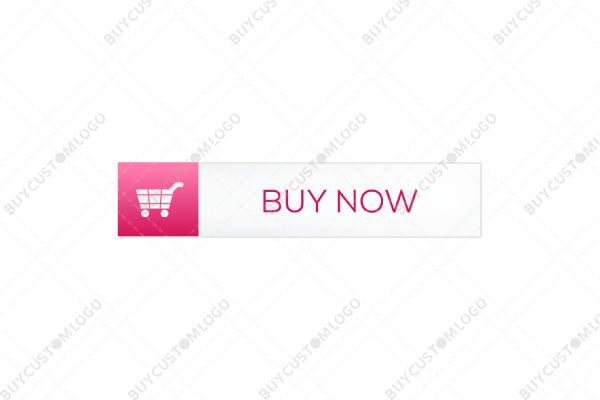 pink and white shopping cart BUY NOW button