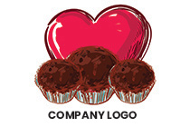 the love of chocolate muffins logo