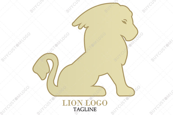 Lion Silhouette Logo  