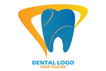 tooth and abstract roof logo