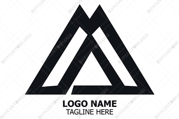 letters a and m logo