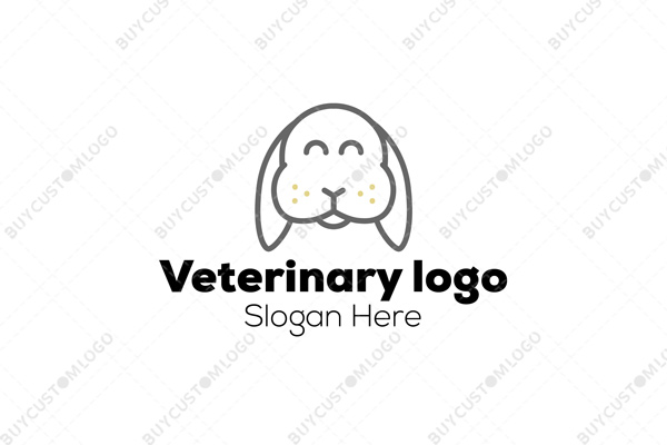 happy bunny minimal logo