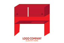 Abstract of a Kitchen Lay-out Logo