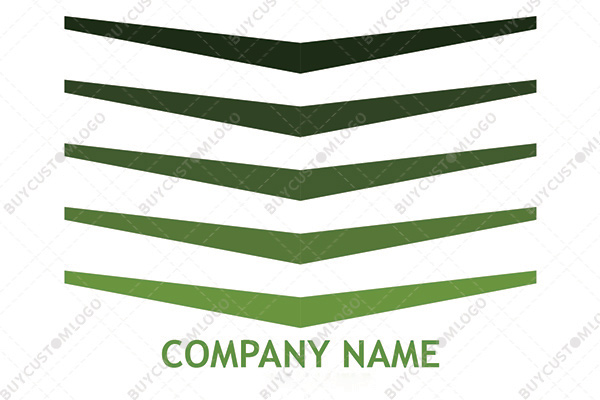 abstract eco building logo