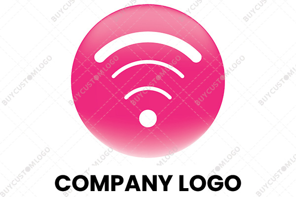 wifi ball pink logo