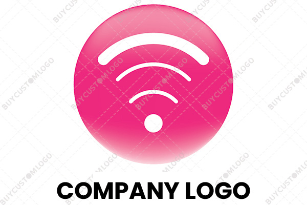 wifi ball pink logo