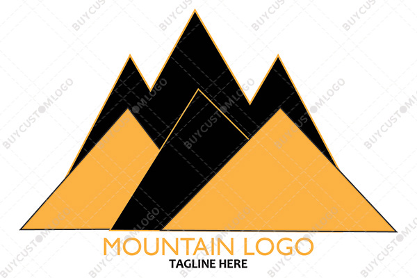 flame mountain logo