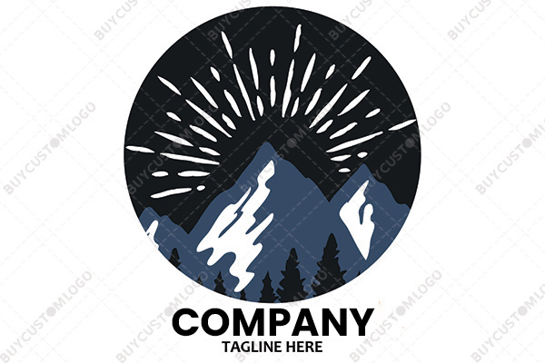 the shinning mountain logo